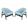 Set of 2 Hartmut Lohmeyer for Artifort lounge chairs Model 118 'Columbus',  The Netherlands 1957