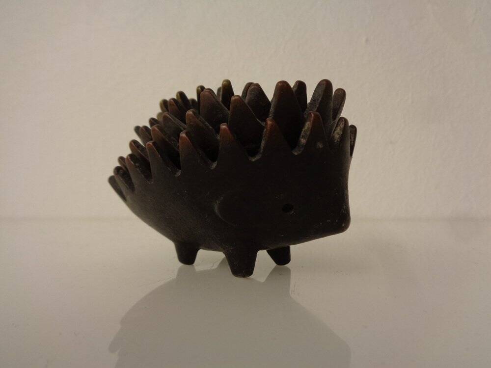 Hedgehog Ashtrays, 1950s, Set of 6