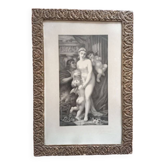 Engraving - Jules Jacquet - autographed proof after Narcisse Diaz Pena