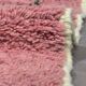 Contemporary Pink Rug - 240 x 185 cm