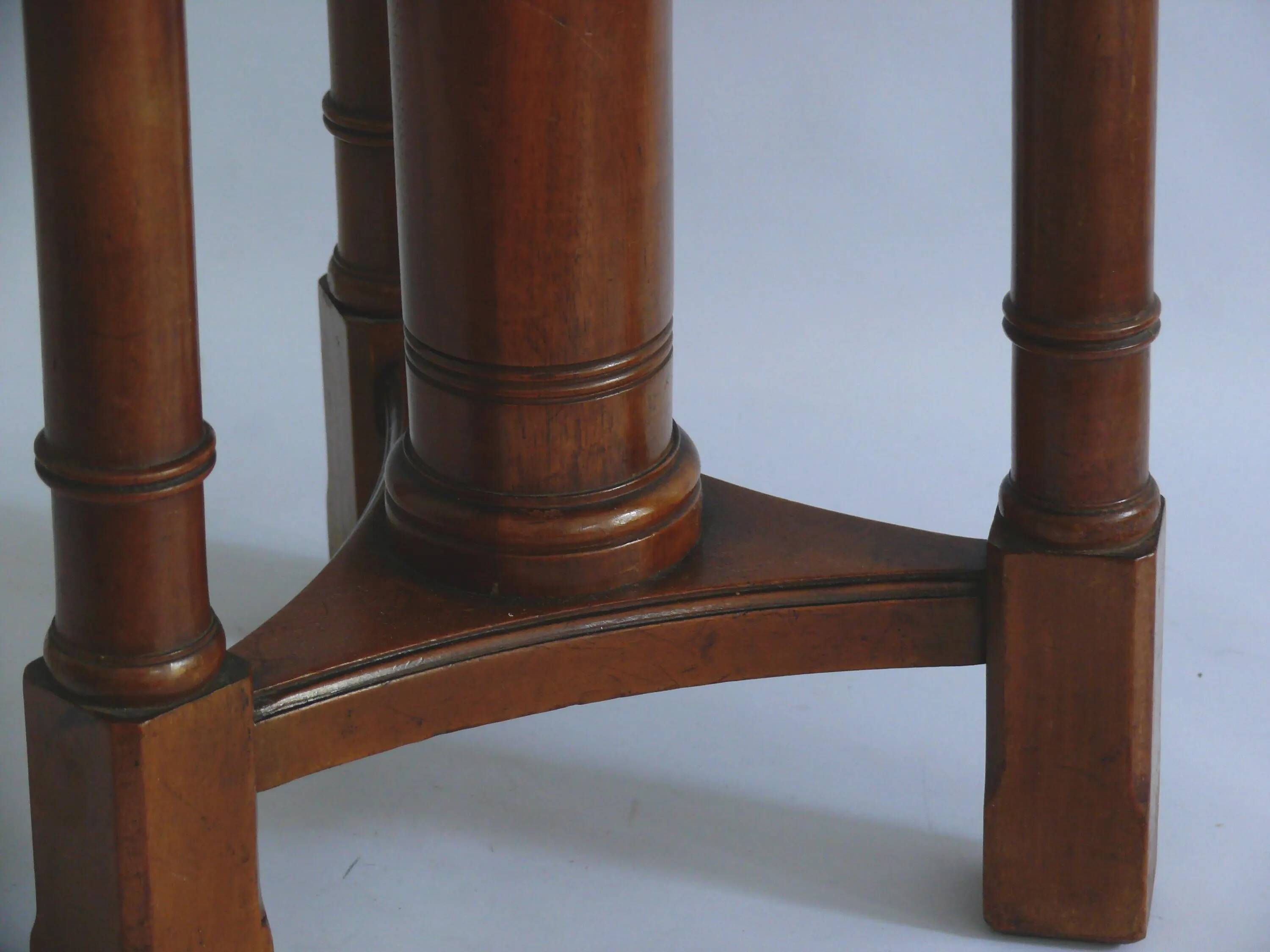 Solid wood, upholstered piano stool - Germany, first half of the 20th century