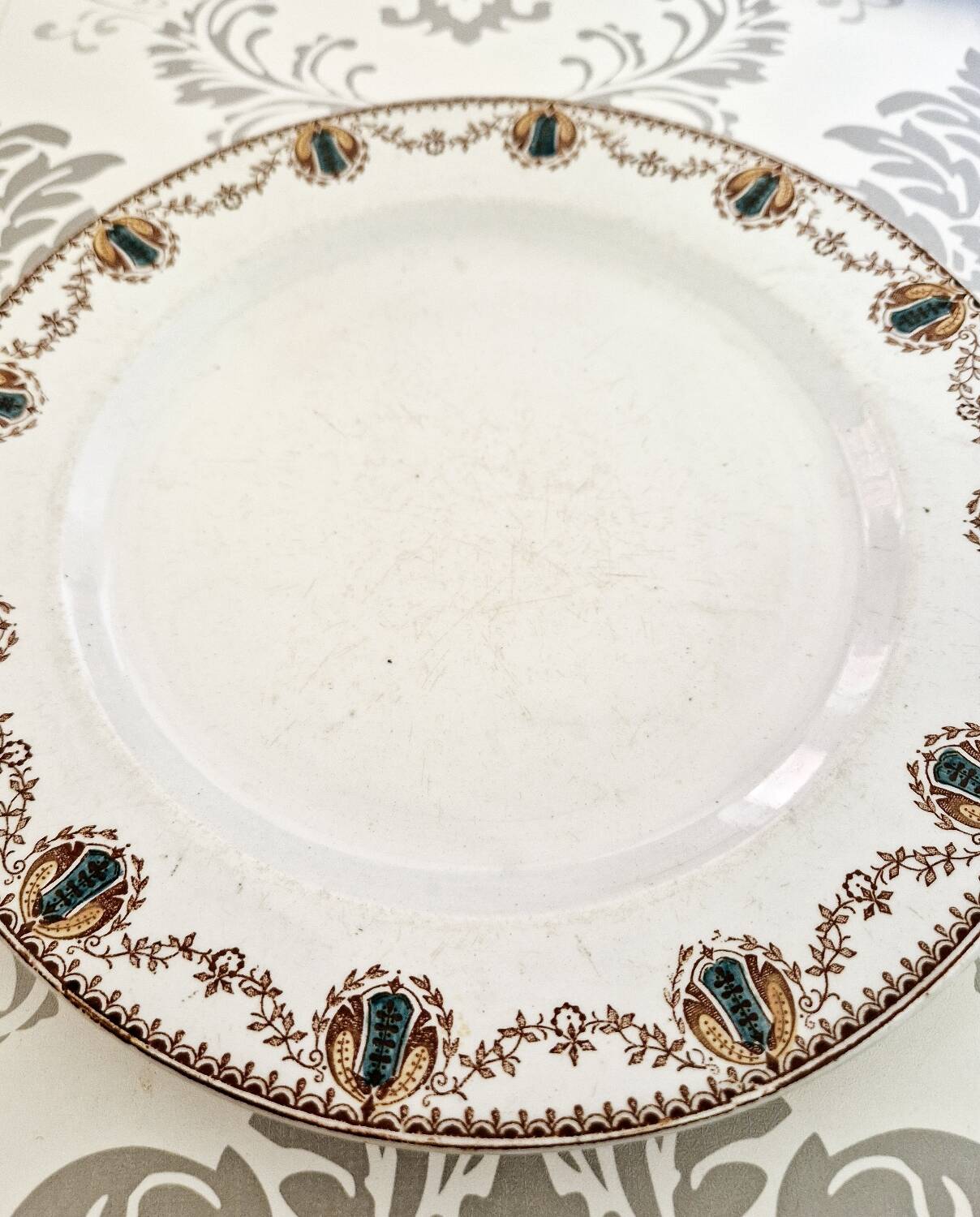 Old flat plates Terre de Fer Cadix Clairefontaine Léon Graves