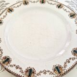 Assiettes plates anciennes Terre de Fer Cadix Clairefontaine Léon Graves