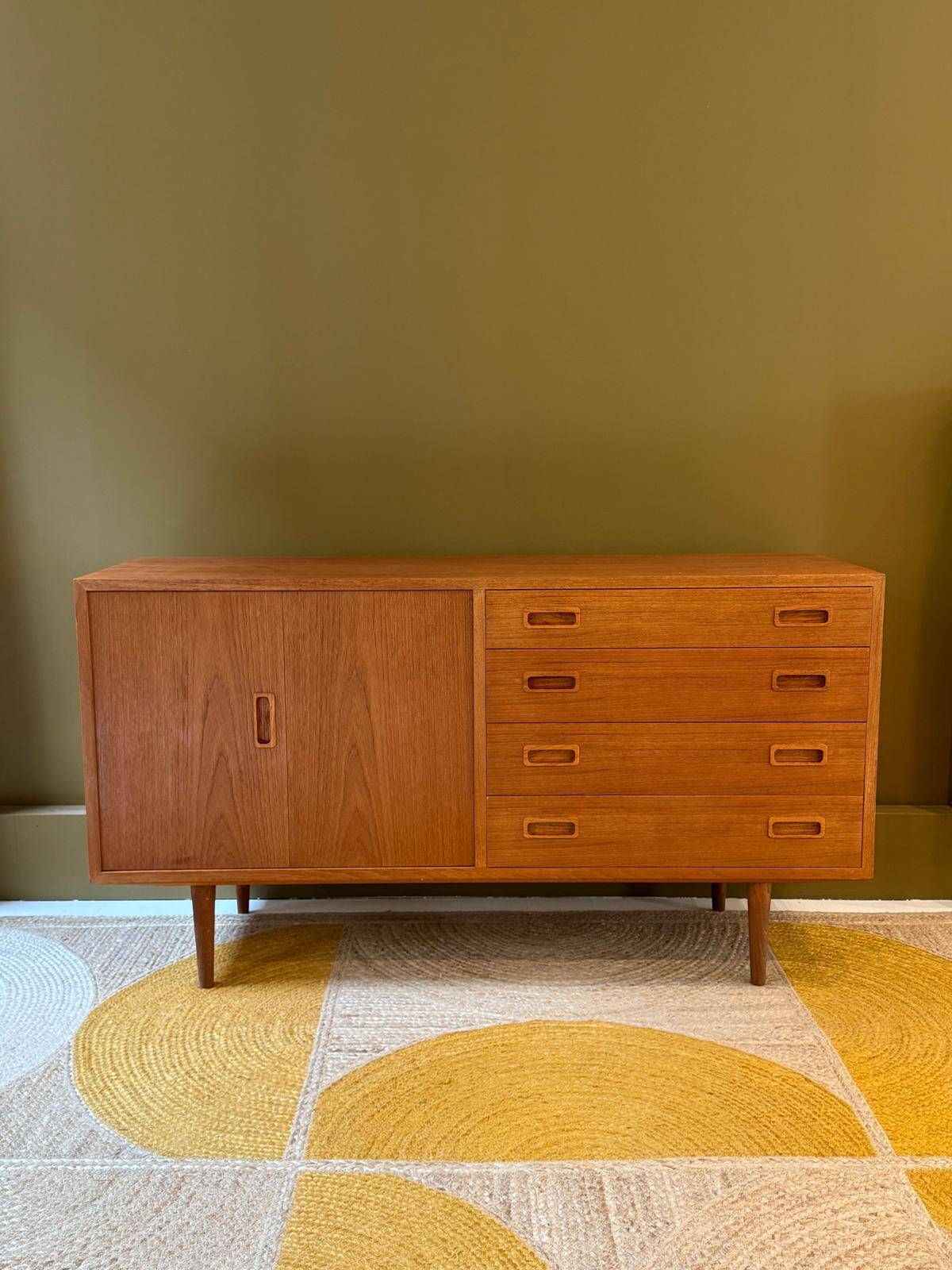 Enfilade scandinave en teck, Danemark 1970