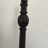 Turned wooden lamp base