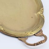 Old brass tray