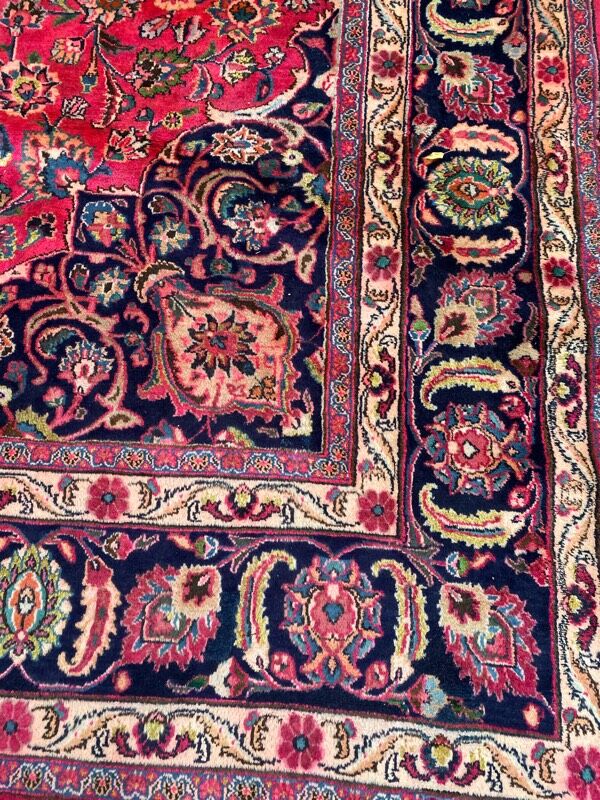 Tapis vintage persan mashhad 250x340 cm