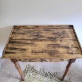 Old wooden console desk