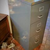 Meuble classeur en métal air métal années 50