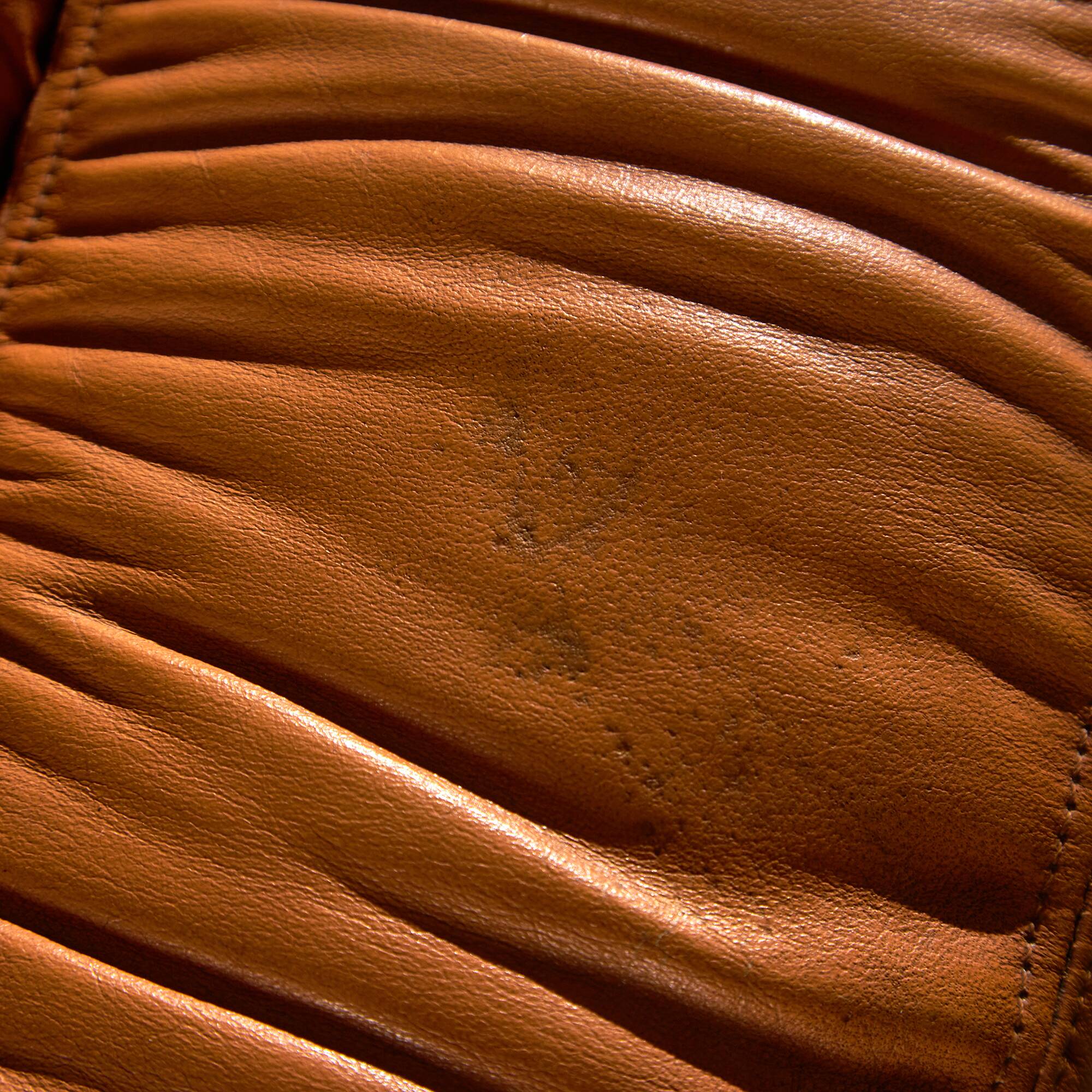 Light Warm Brown Leather Sofa Set