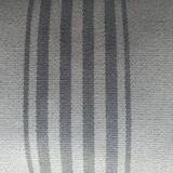 gray striped cushion