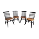 Set of 4 Scandinavian chairs Fanett by Ilmari Tapiovaara – 60s