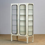 Glass & Iron Medical Cabinet 1970s