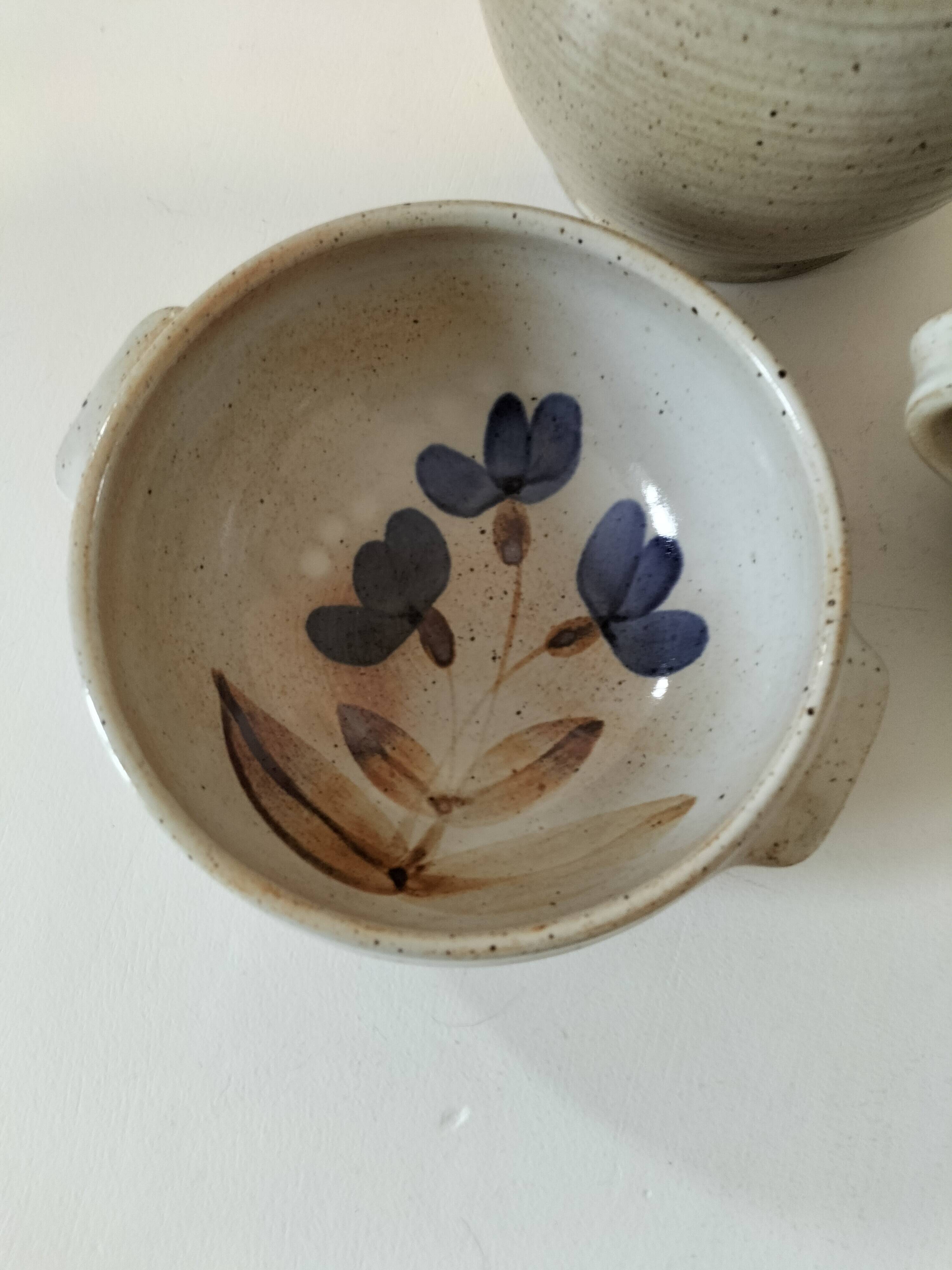 Handcrafted stoneware set — Grès du Marais France
