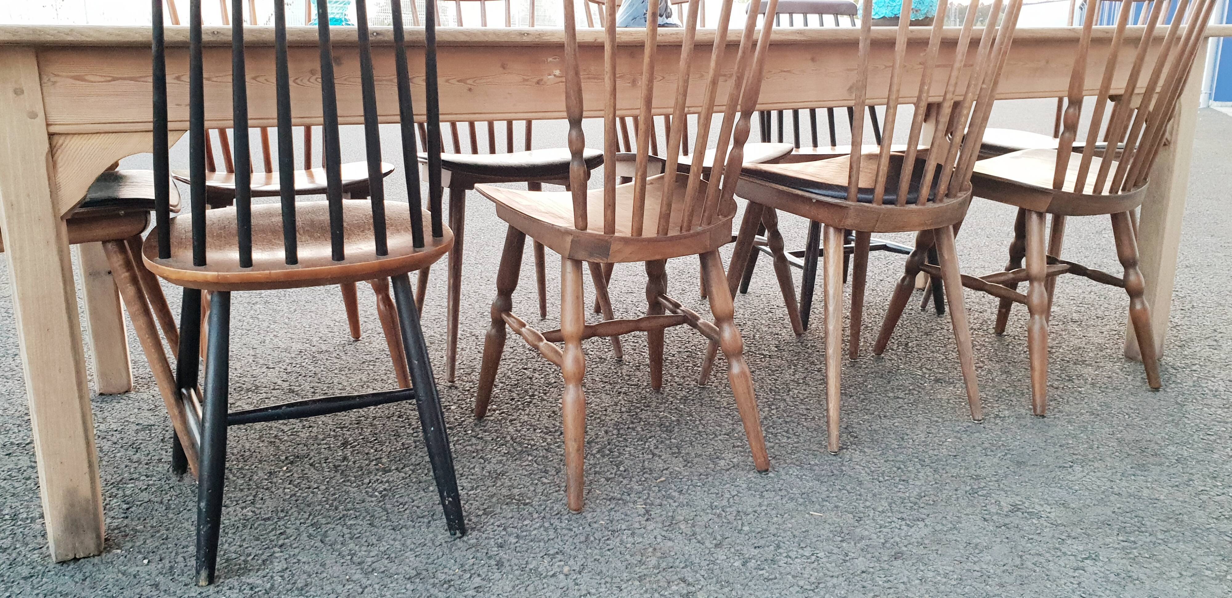 Vintage farm table