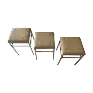 lot de 3 tabourets en