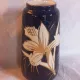 Vintage ceramic vase West Germany - Scheurich 638-20 cobalt blue