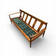 Three-seater sofa by Grete Jalk for France & Søn.