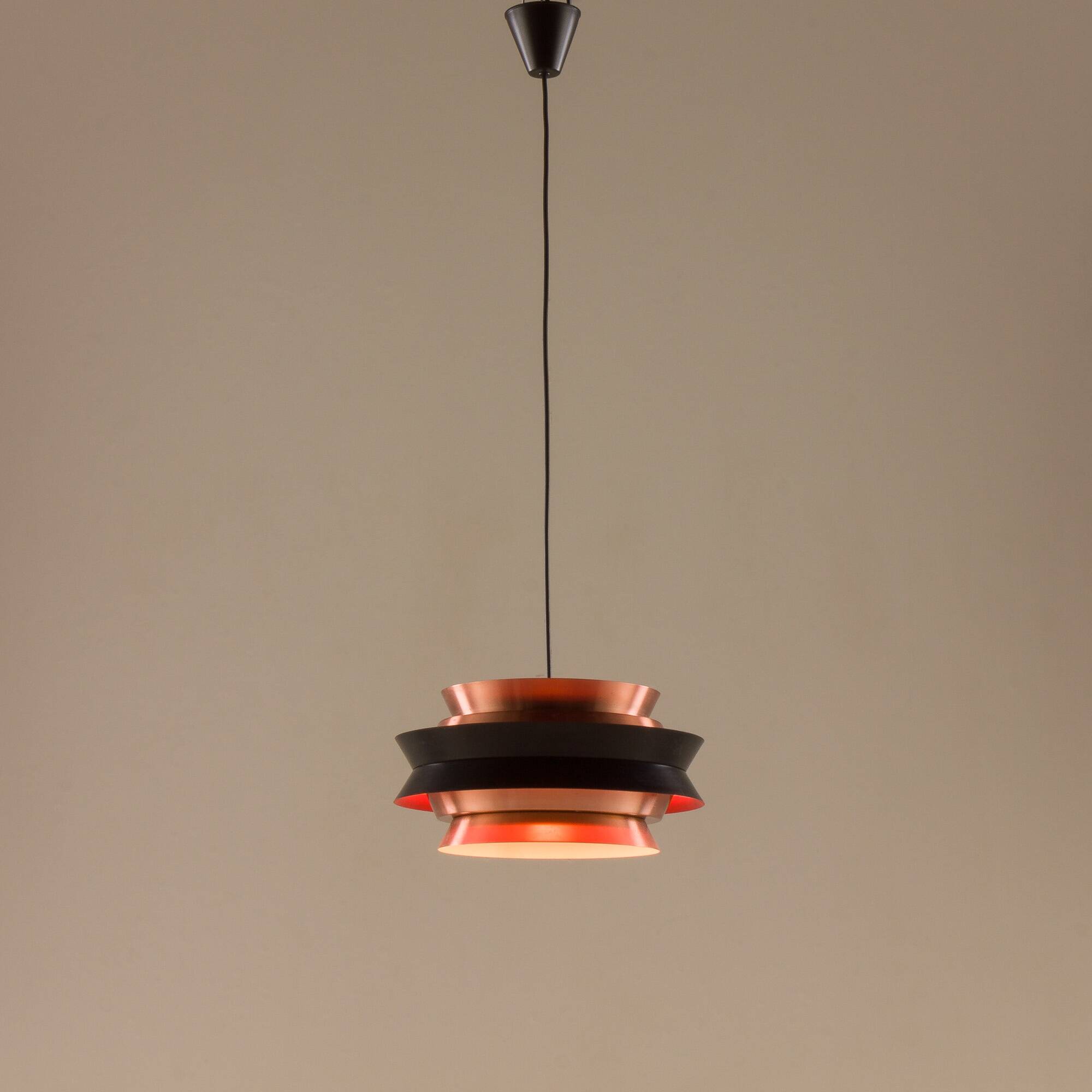 Carl Thore Trava pendant lamp for Granhaga, Sweden 1970s