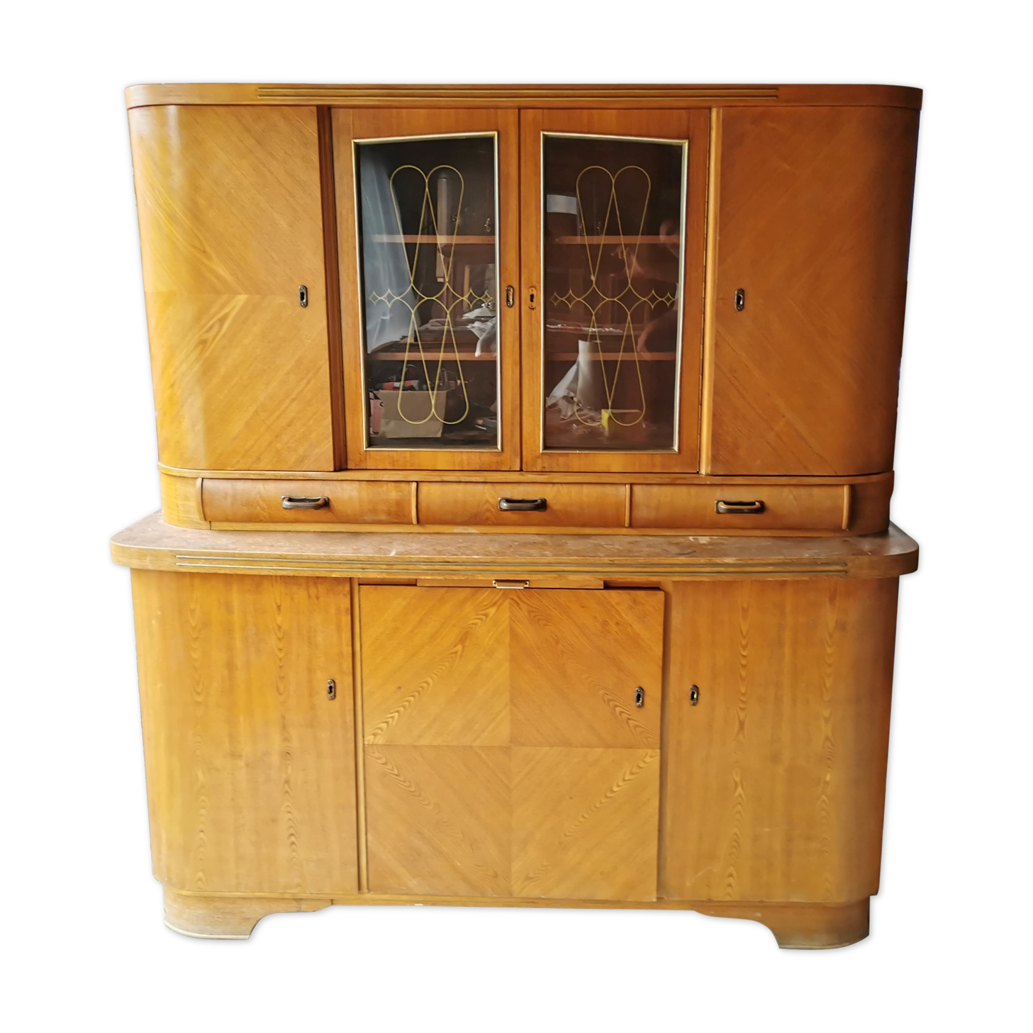Buffet vaisselier années 70
