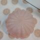 Old pale pink pressed glass globe