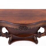 Rosewood console, France, circa 1890. After renovation.