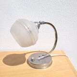 Table lamp circa 1940 frosted globe