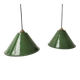 Enamelled cone suspensions