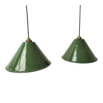 Enamelled cone suspensions