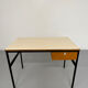 Vintage small desk designed by Pierre Paulin CM217 from the 1960s, wood and metal.