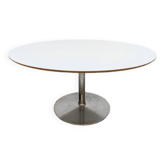 Table à manger ovale design vintage hollandais Pierre Paulin Artifort