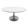 Dutch vintage design oval dining table Pierre Paulin Artifort