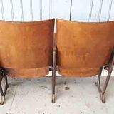 Old cinema armchairs