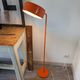Large vintage orange lamp by Anders Pehrson for the Atelje Lyktan 1970