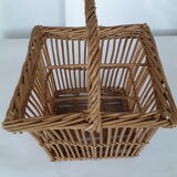 Panier en osier porté bouteile