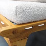 1950s pair of restored Uno and Osten Kristiansson "Hunting" chairs and ottoman