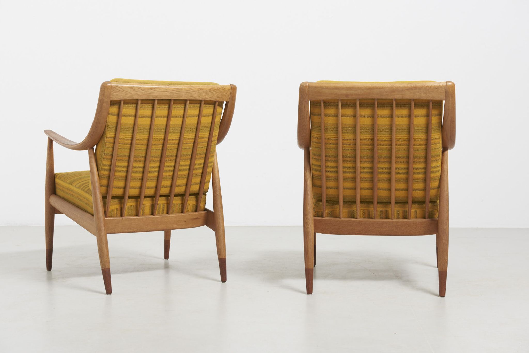 Pair of Armchairs Model FD 144 by Peter Hvidt and Orla Mølgaard-Nielsen, Denmark - 1950's