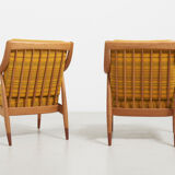 Paire de fauteuils Modèle FD 144 par Peter Hvidt et Orla Mølgaard-Nielsen, Danemark - années 1950