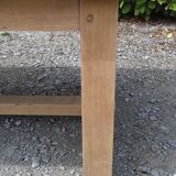 Farm table solid oak raw wood
