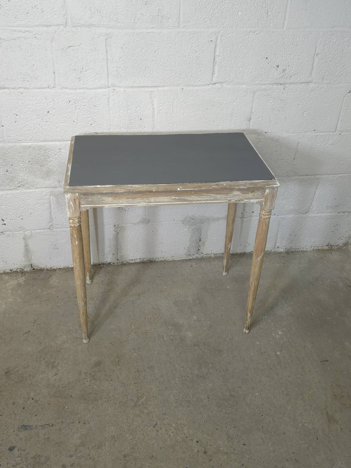Upcycled antique side table