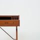 ‘model 56’ free standing teak desk by Arne Wahl Iversen for Vinde Møbelfabrik
