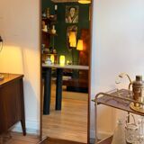 Scandinavian teak full-length mirror from the 1960s.