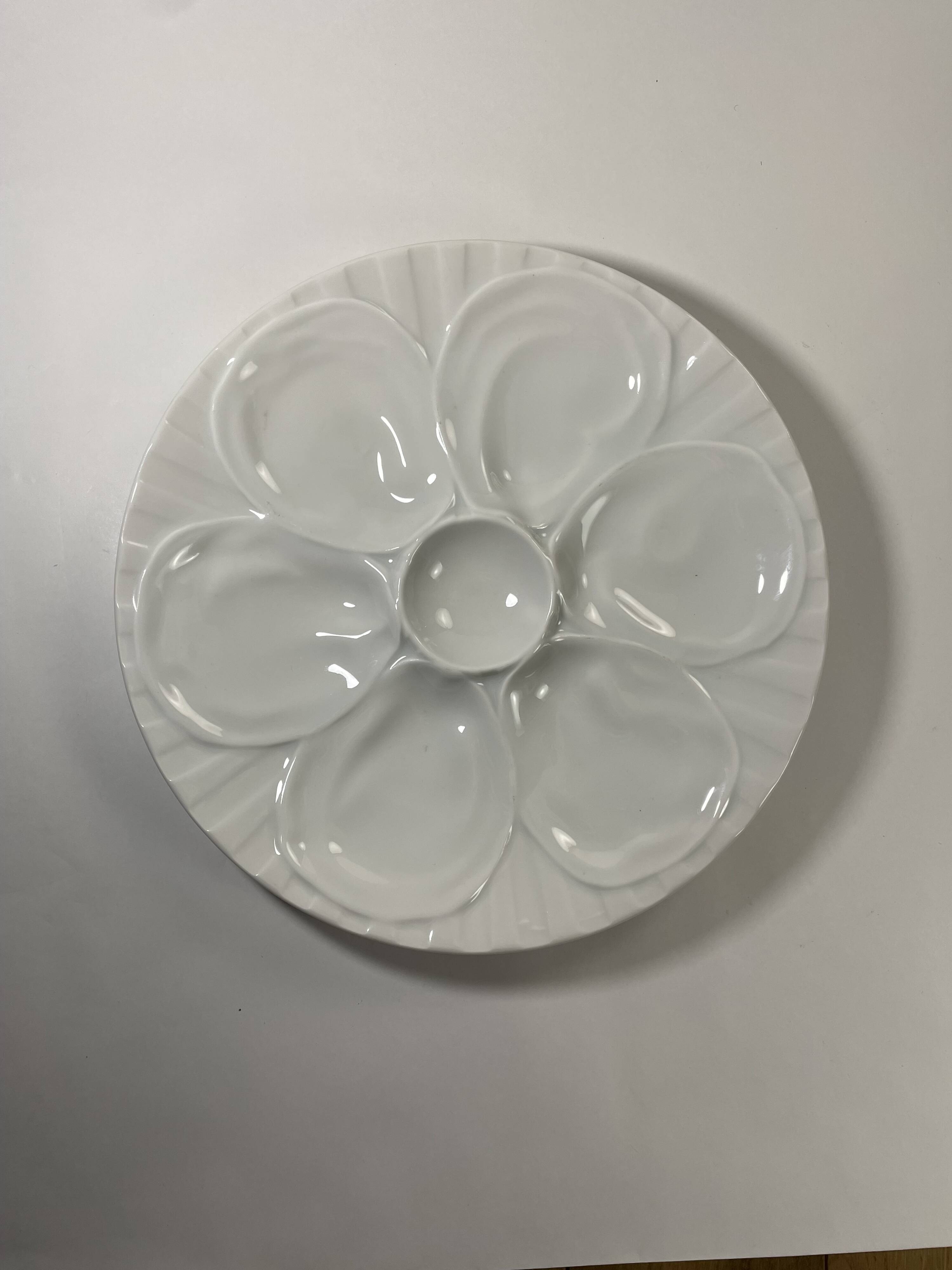 Lot de 6 Assiettes à Huîtres Pillivuyt