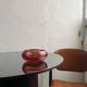 Vintage Murano glass bowl, Coffee table accent , Bookcase, vibrant deep orange