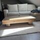 Solid oak coffee table
