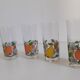 Verres motifs à fruits