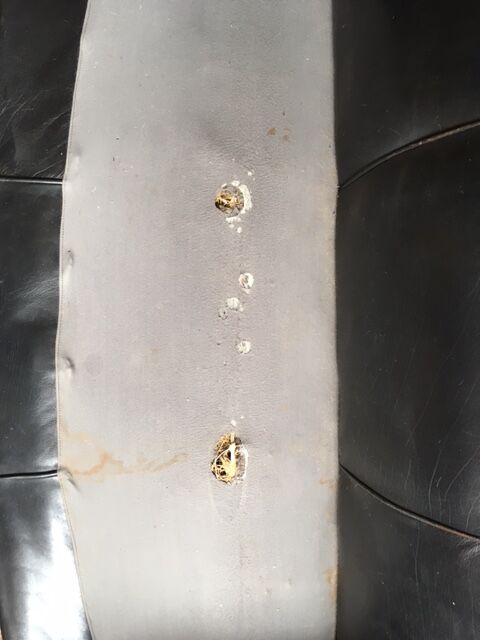 Canape Leather type Pullman 1940 3 places