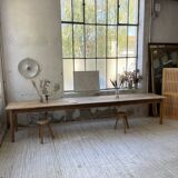 4m XXL pine and oak farmhouse table