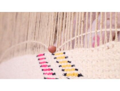 Colorful Berber carpet 225 x 160cm, pink, blue and red