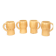 Mugs by C.Paci Vallauris, 1950s-60s